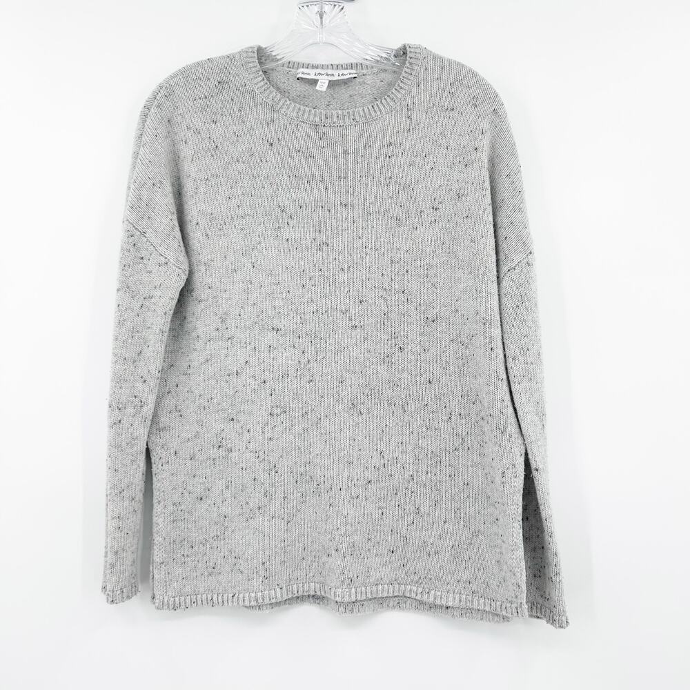 & Other Stories Speckled Wool Blend Crewneck Sweater Gray XS Scandinavian Nordic - Picture 3 of 11